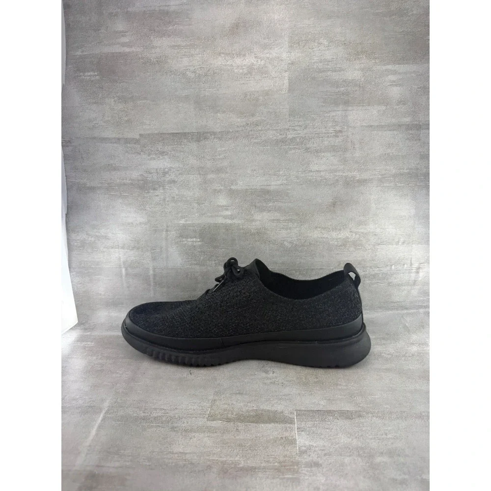 Cole Haan 2.ZEROGRAND Stitchlite Oxford Black Knit Shoes C28383 Men Sz 11.5 M